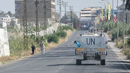 Vozidlo UNIFIL v Libanone